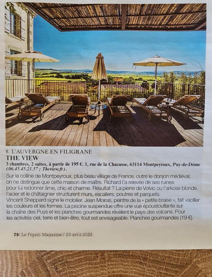 The View - Gite Mont Dore Montpeyroux  Екстер'єр фото